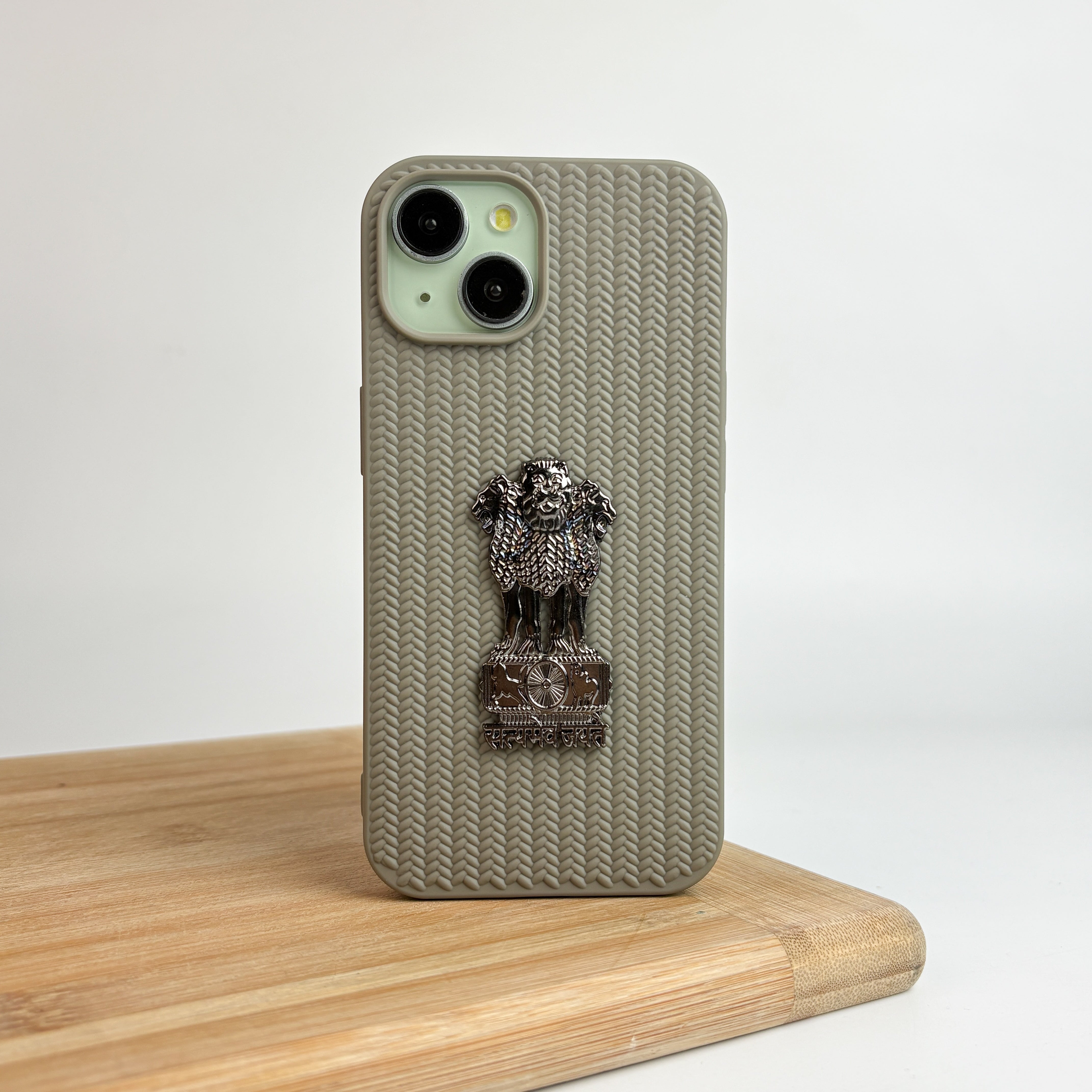 Satyamev Jayate Woven Leather Case - iPhone