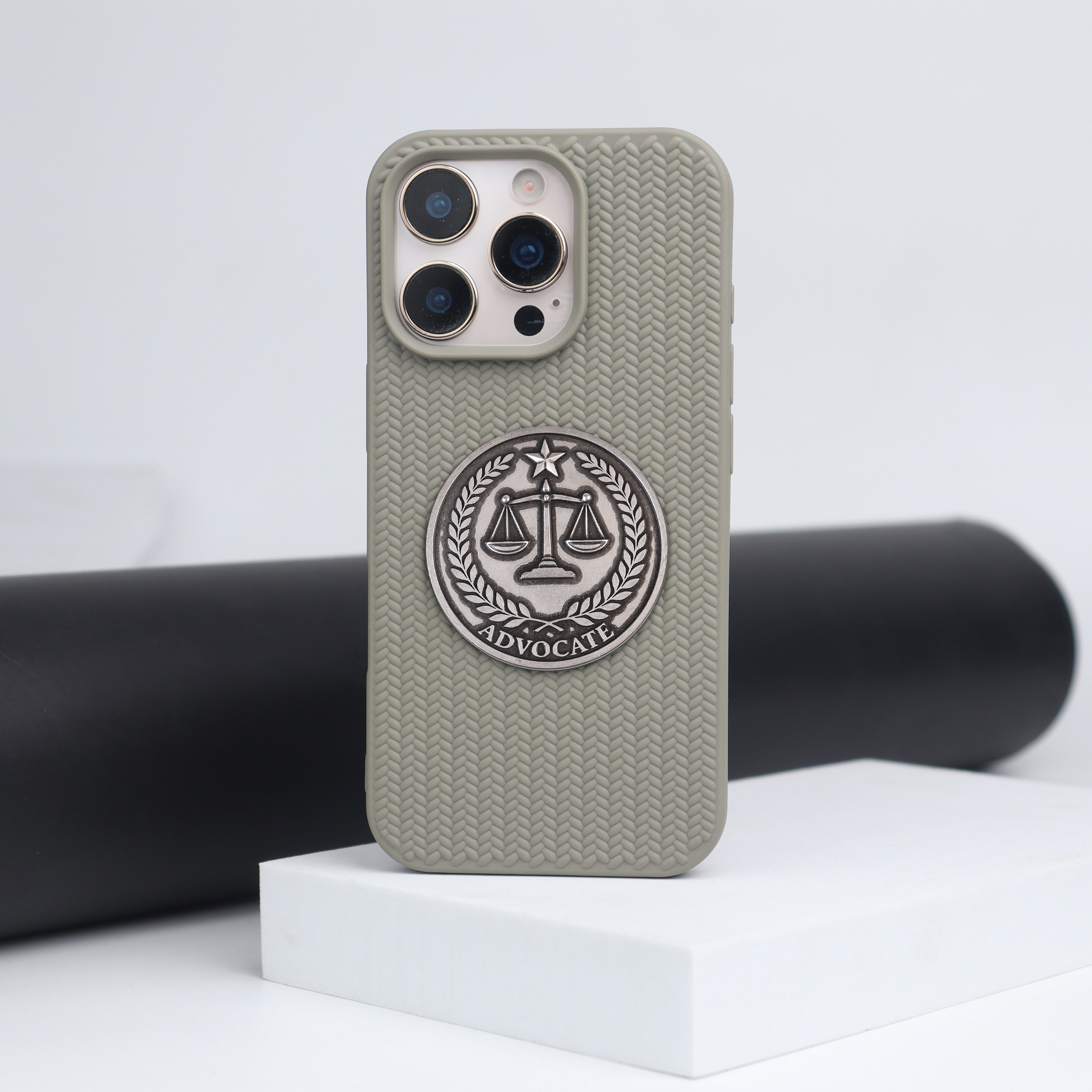 Advocate Woven Leather Case - iPhone