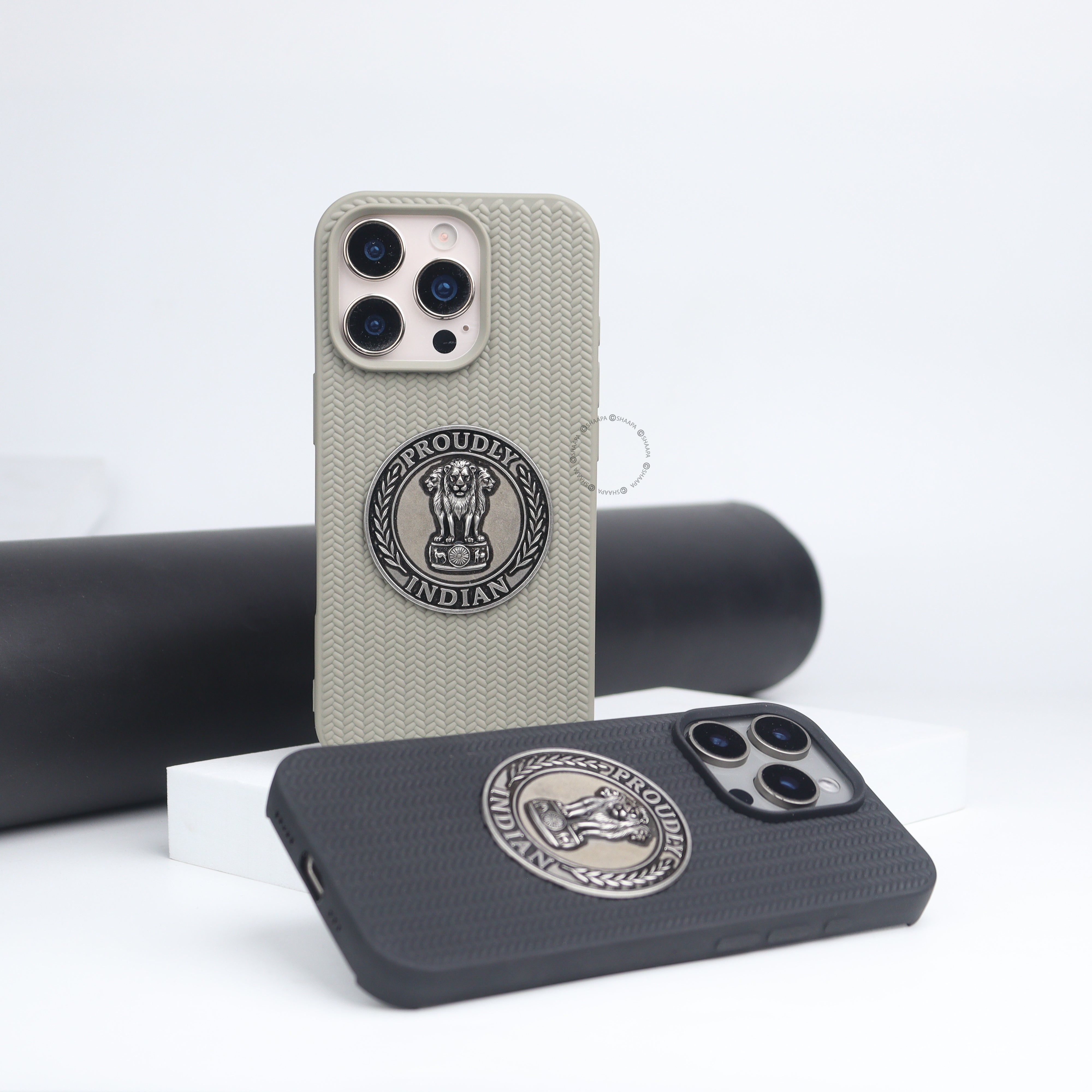 Proudly Indian Woven Leather Case - iPhone