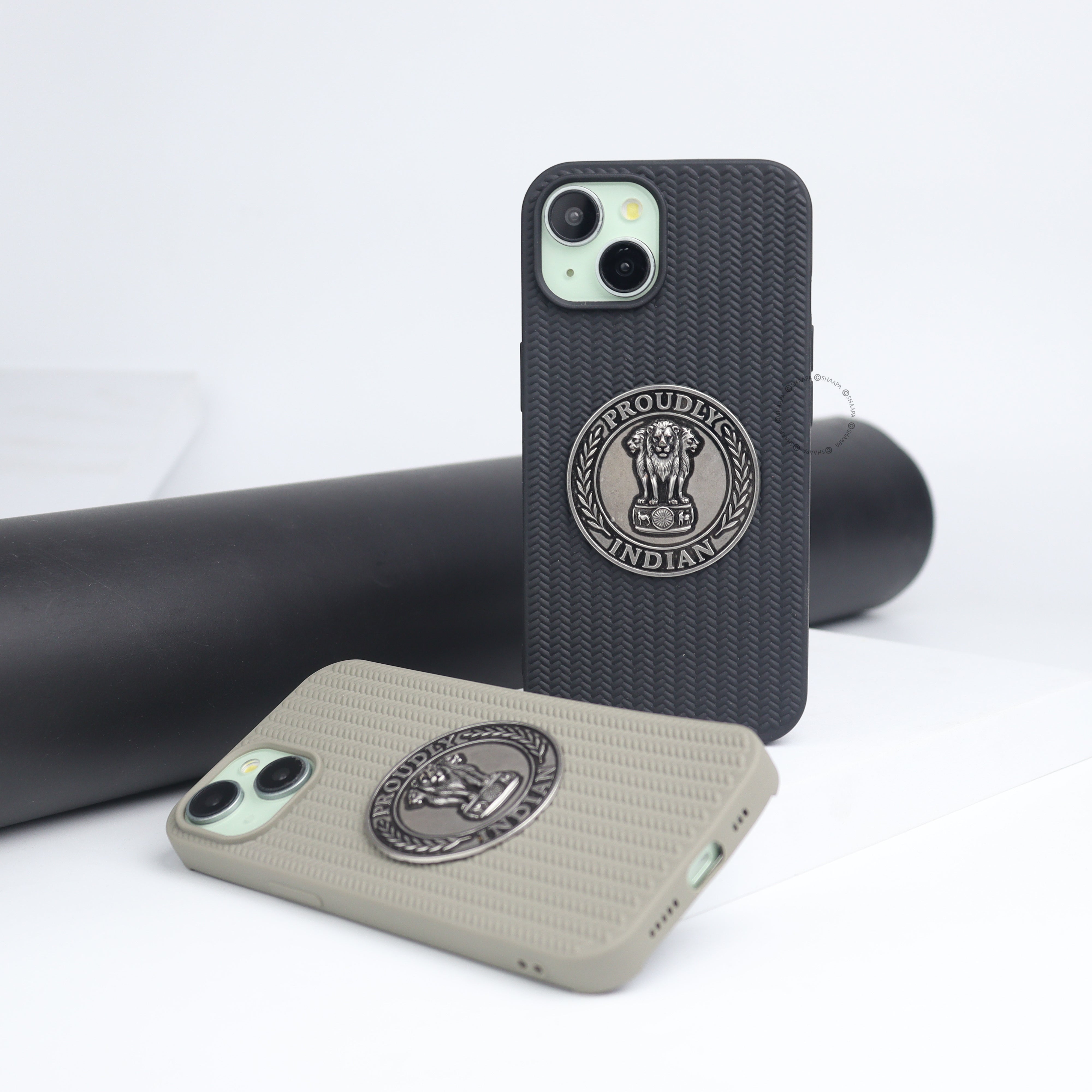 Proudly Indian Woven Leather Case - iPhone