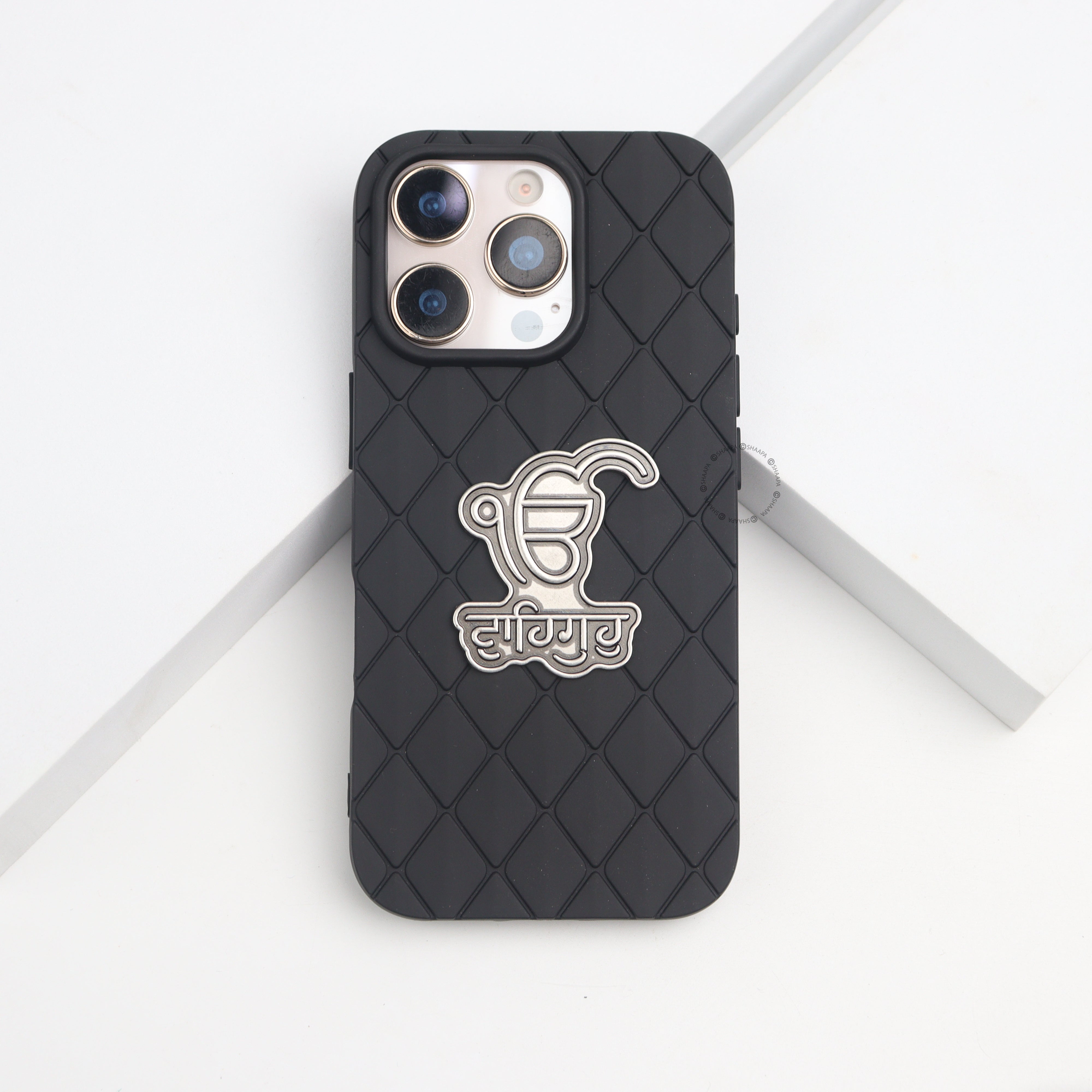 Ik Onkar Rhombus Design Case - iPhone