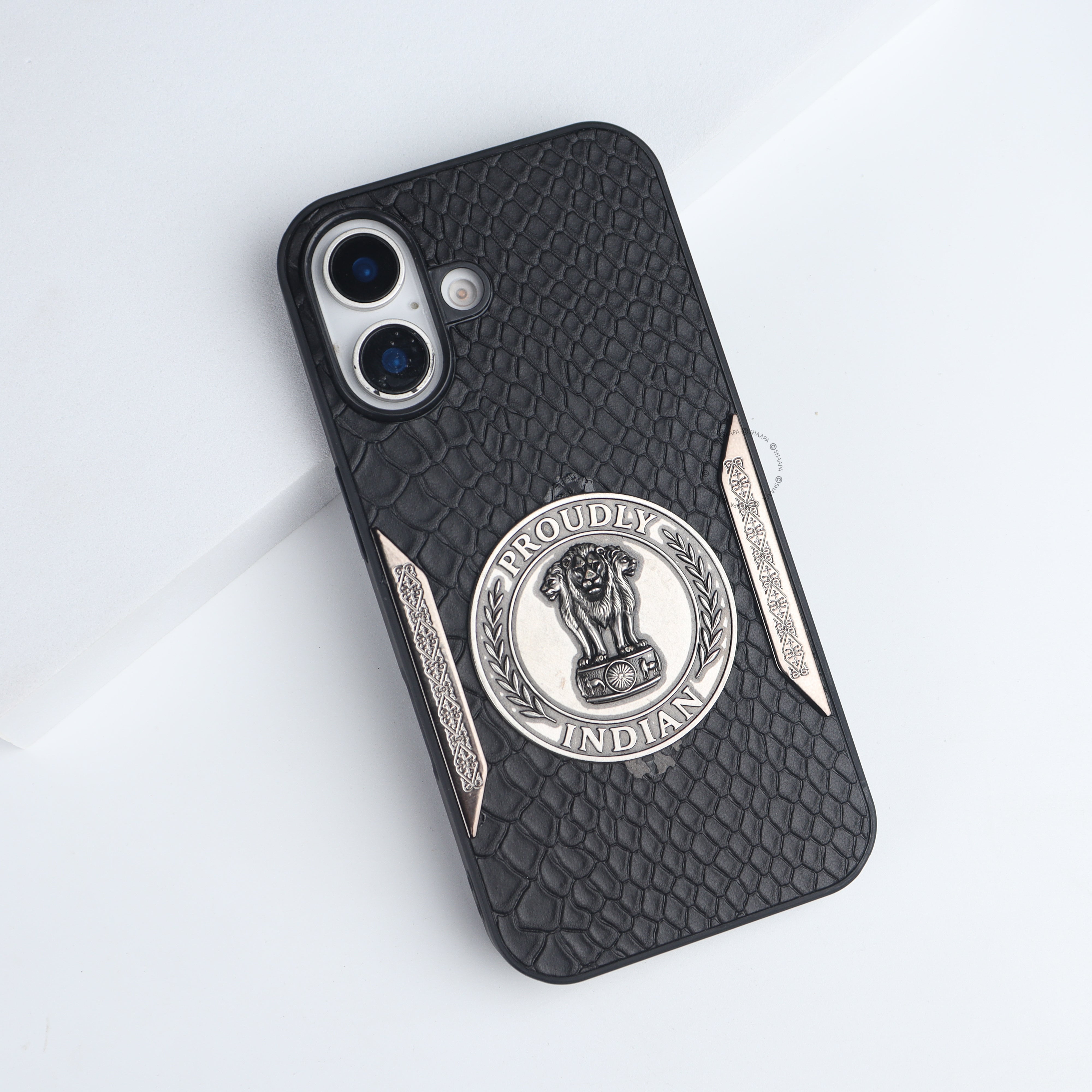 Proudly Indian Textured Leather Case - iPhone