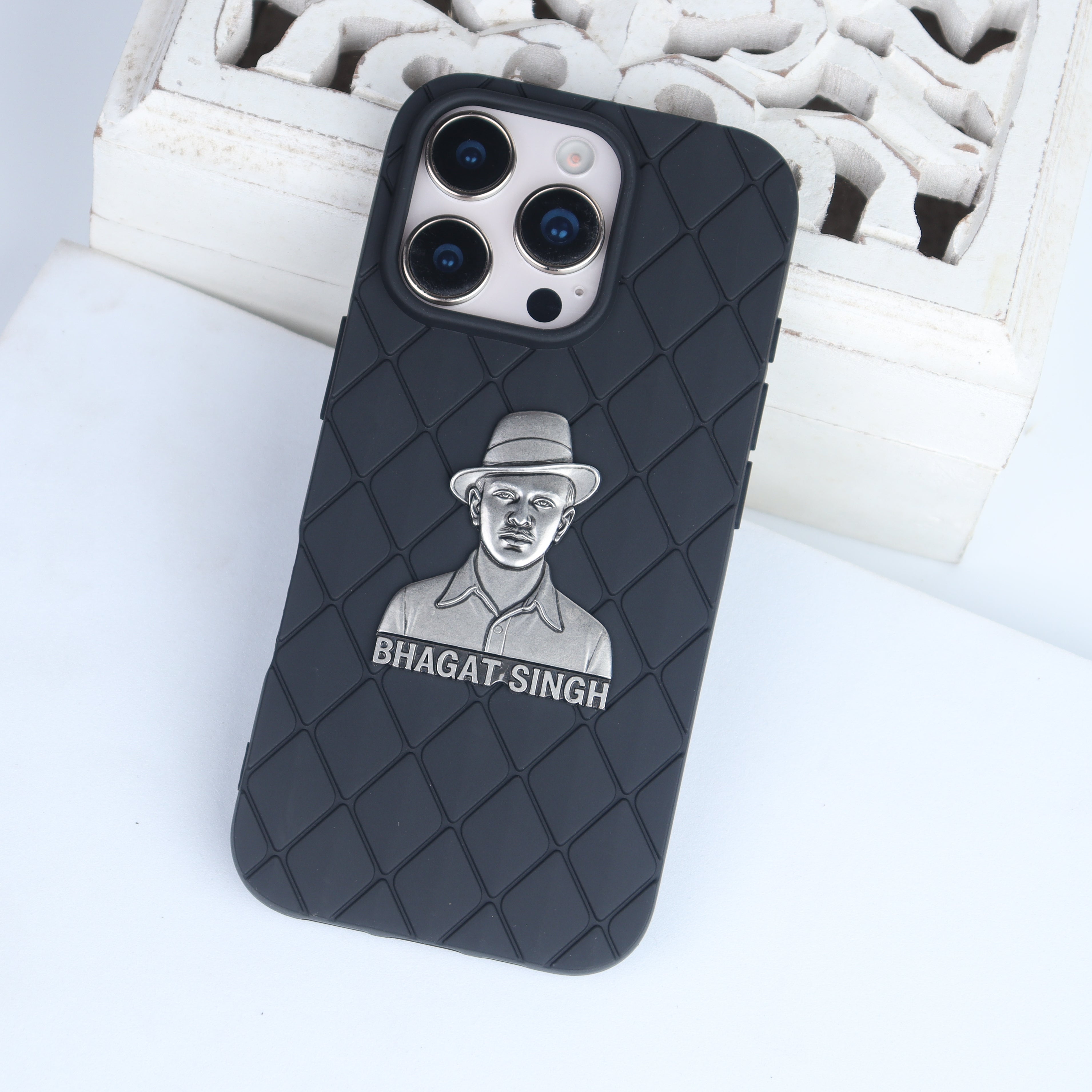 Bhagat Singh Rhombus Design Case - iPhone