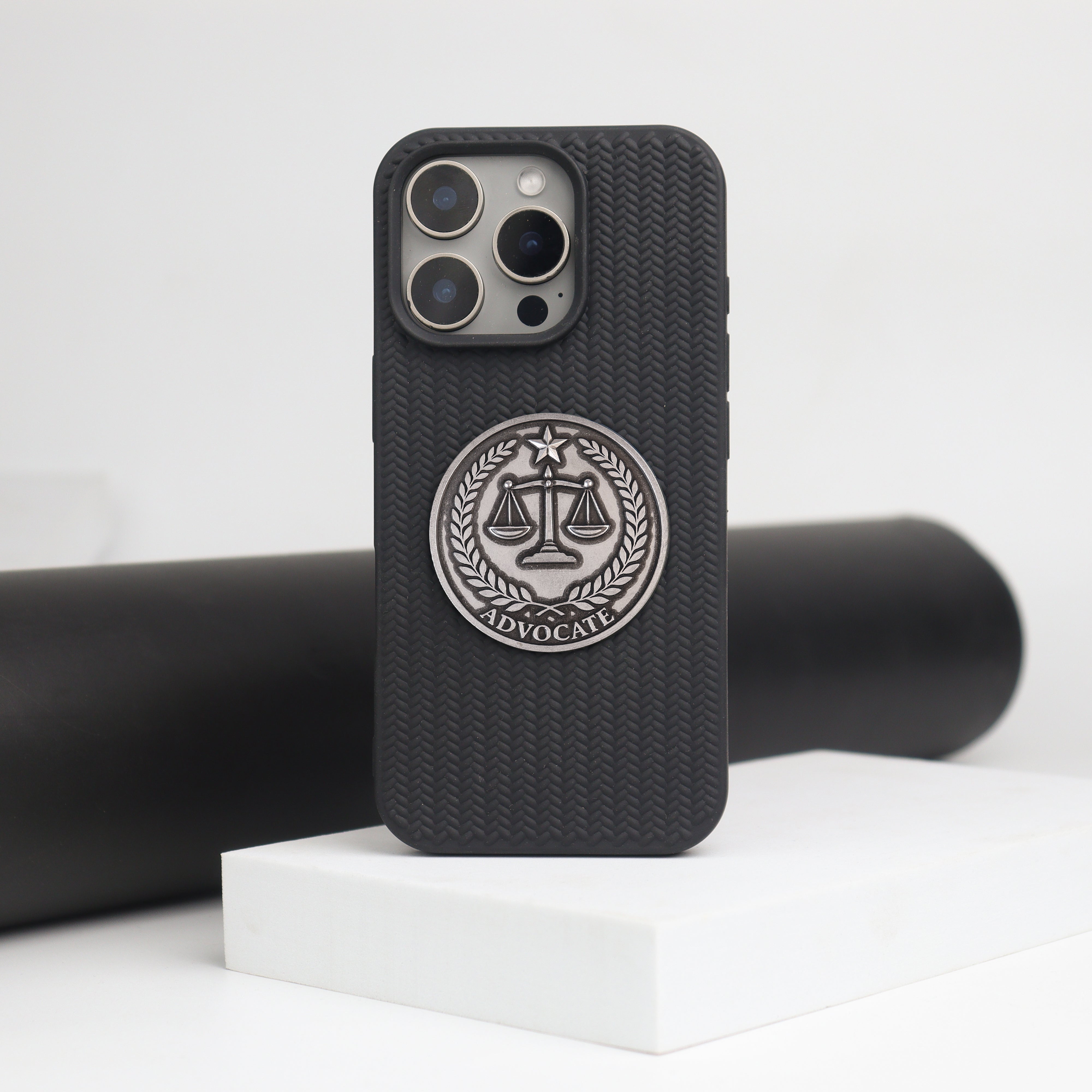 Advocate Woven Leather Case - iPhone