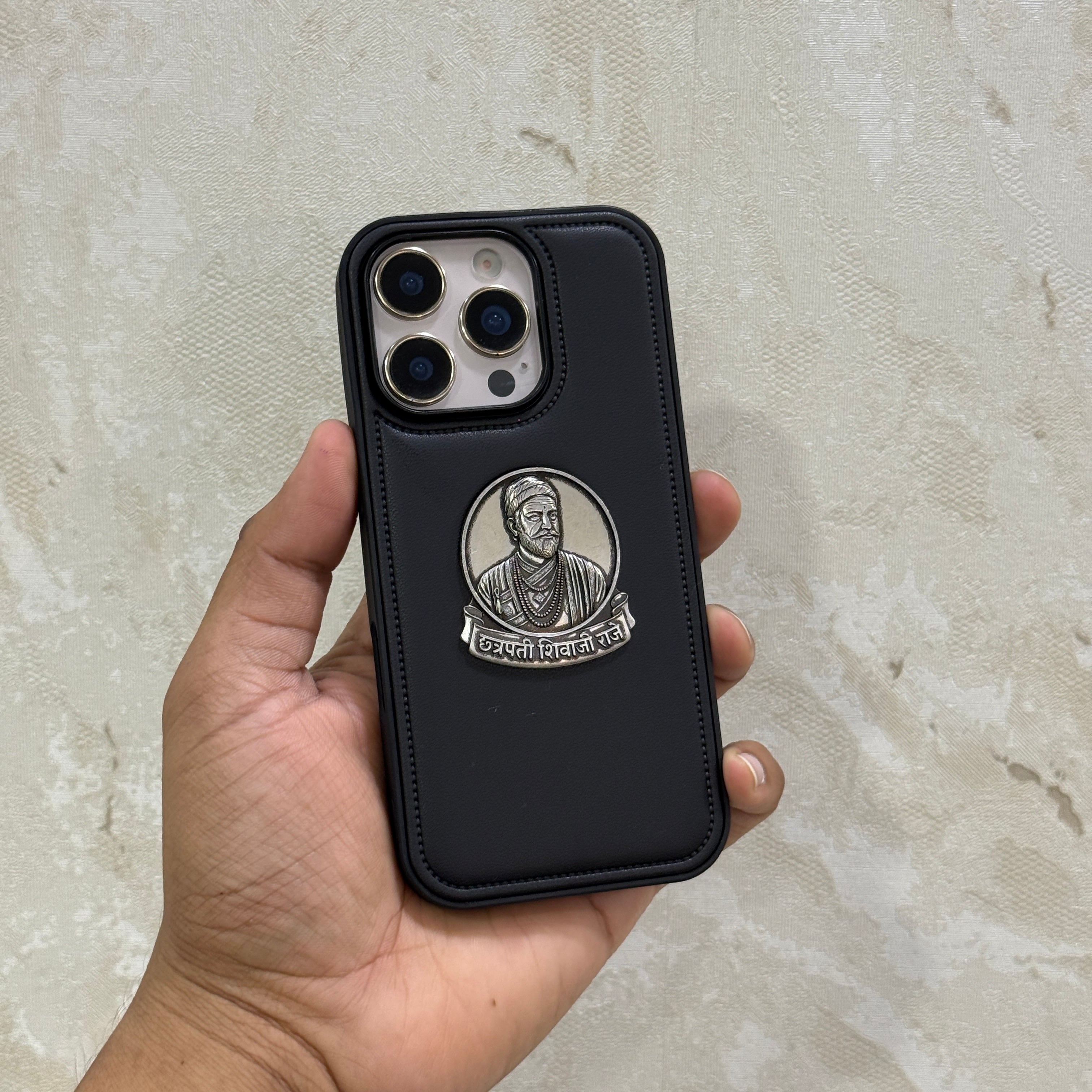 Chhatrapati Shivaji Leather Case - iPhone