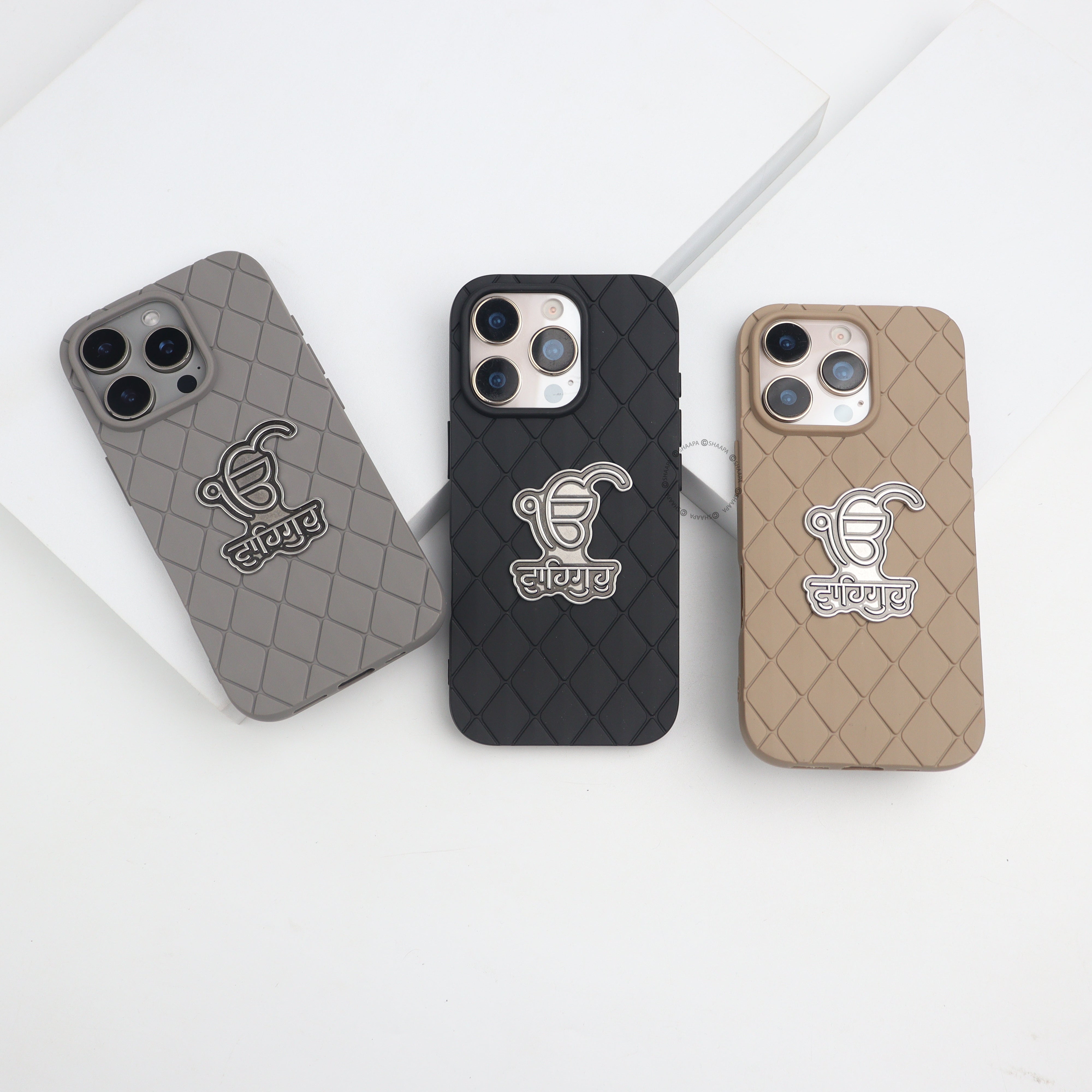 Ik Onkar Rhombus Design Case - iPhone