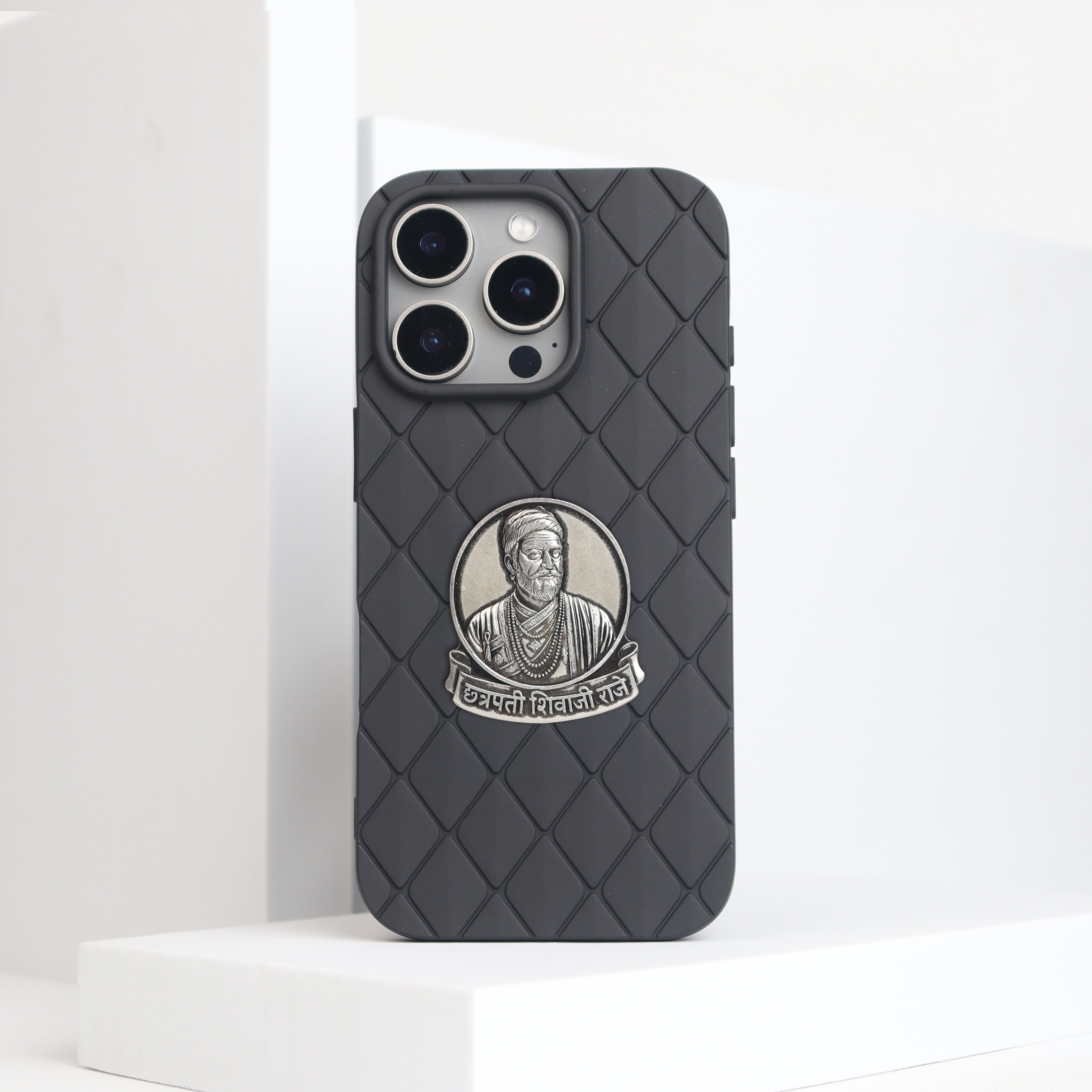 Chhatrapati Shivaji Rhombus Design Case - iPhone